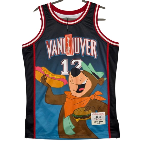 Headgear Classics Other - Headgear Classics Basketball Jersey Men Medium Vancouver Yogi Bear Number 12 New